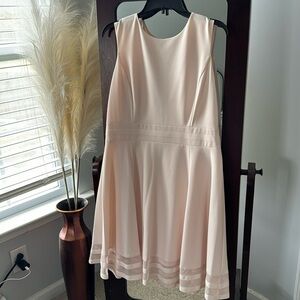Calvin Klein Blush Fit and Flare Dress (14)